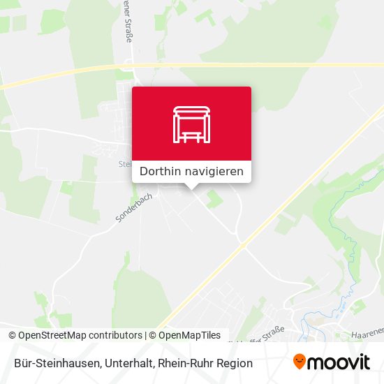 Bür-Steinhausen, Unterhalt Karte