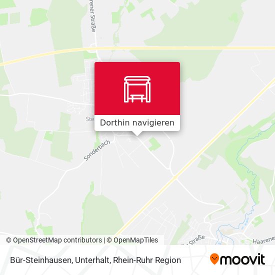 Bür-Steinhausen, Unterhalt Karte