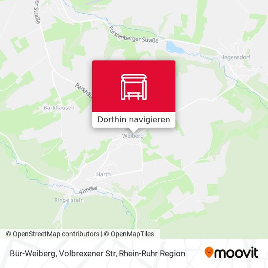 Bür-Weiberg, Volbrexener Str Karte