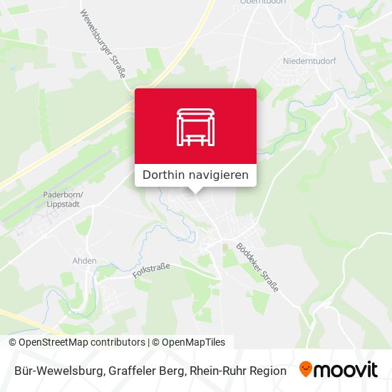 Bür-Wewelsburg, Graffeler Berg Karte