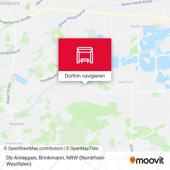 Db-Anreppen, Brinkmann Karte