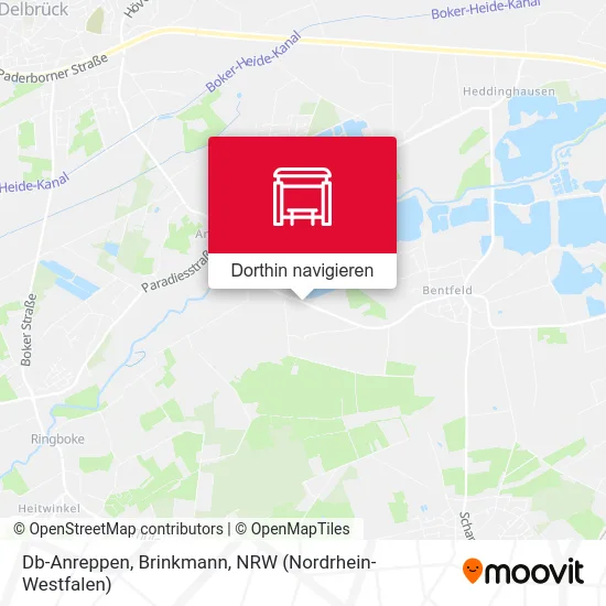 Db-Anreppen, Brinkmann Karte