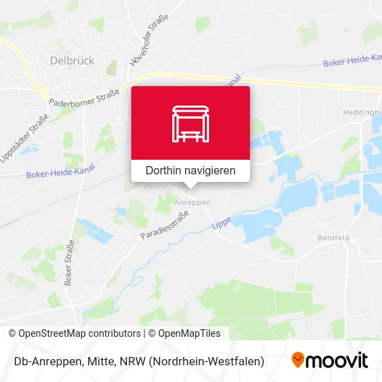 Db-Anreppen, Mitte Karte