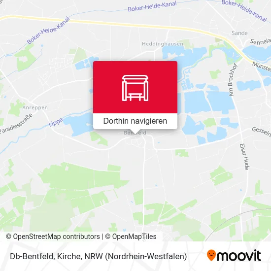 Db-Bentfeld, Kirche Karte