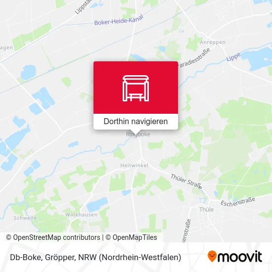 Db-Boke, Gröpper Karte