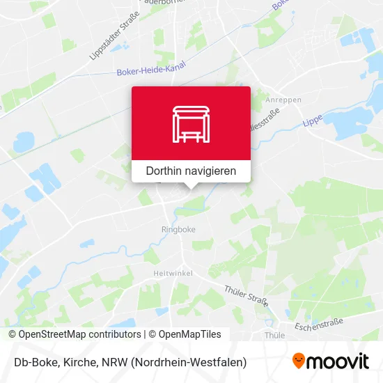 Db-Boke, Kirche Karte