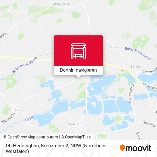 Db-Heddinghsn, Kreuzmeer 2 Karte