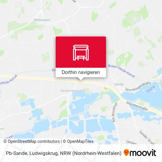 Pb-Sande, Ludwigskrug Karte