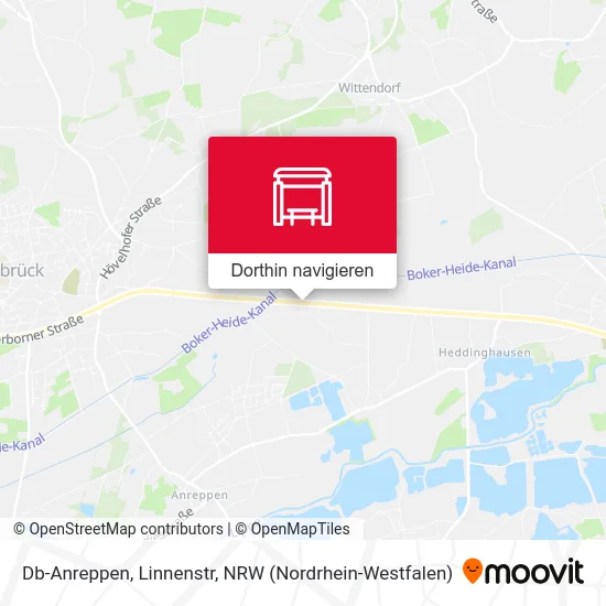 Db-Anreppen, Linnenstr Karte