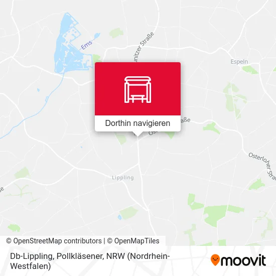 Db-Lippling, Pollkläsener Karte