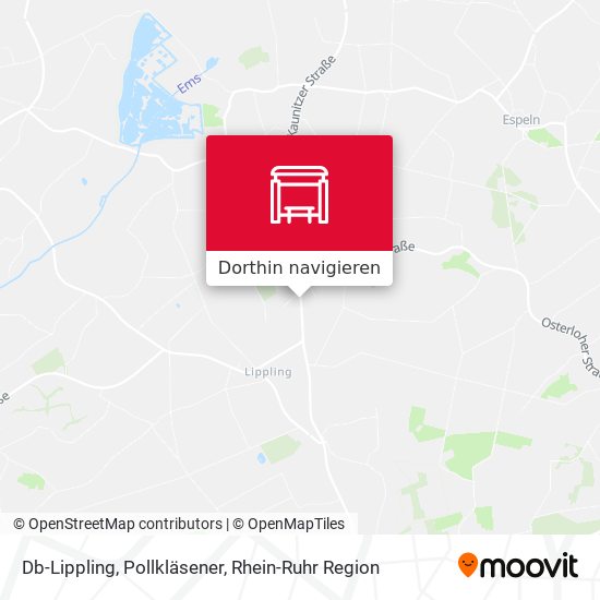 Db-Lippling, Pollkläsener Karte