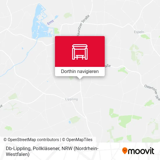 Db-Lippling, Pollkläsener Karte