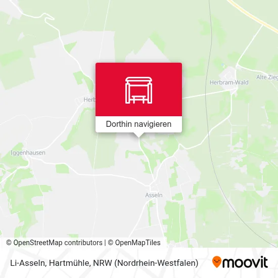 Li-Asseln, Hartmühle Karte