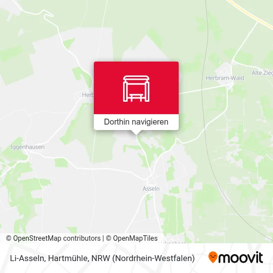 Li-Asseln, Hartmühle Karte