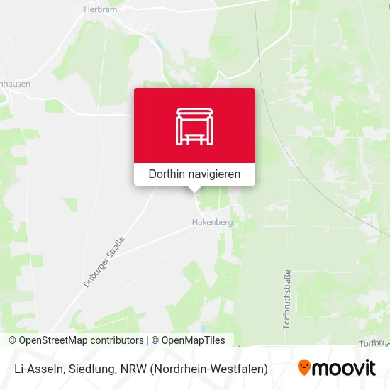 Li-Asseln, Siedlung Karte