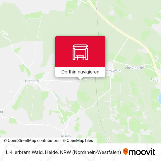 Li-Herbram Wald, Heide Karte