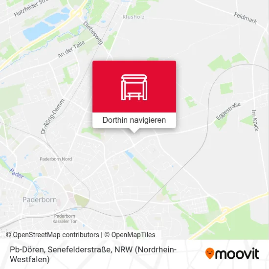 Pb-Dören, Senefelderstraße Karte
