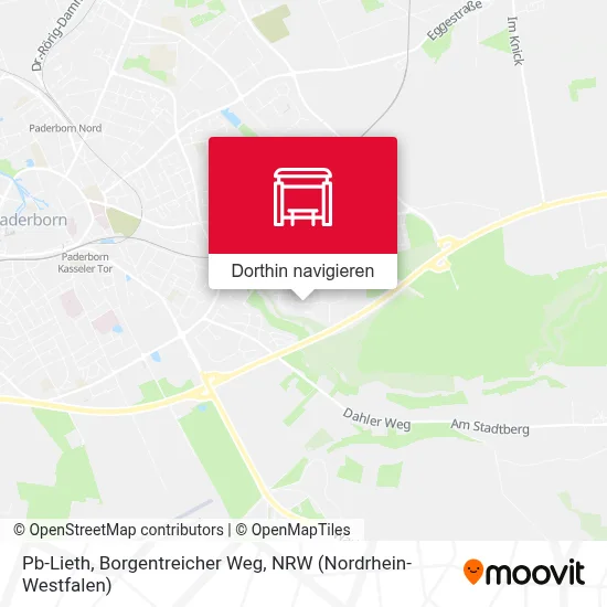 Pb-Lieth, Borgentreicher Weg Karte