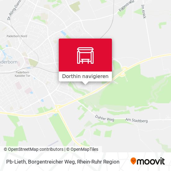 Pb-Lieth, Borgentreicher Weg Karte
