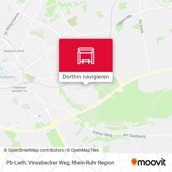 Pb-Lieth, Vinsebecker Weg Karte