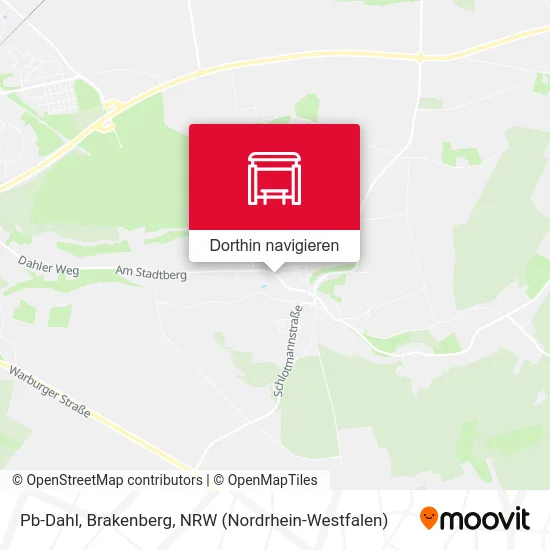 Pb-Dahl, Brakenberg Karte