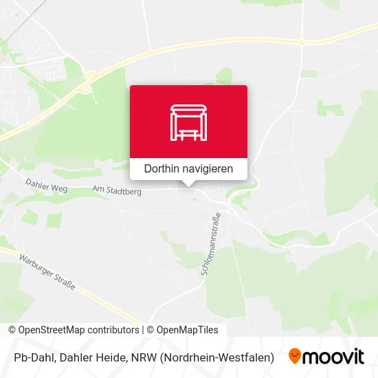 Pb-Dahl, Dahler Heide Karte