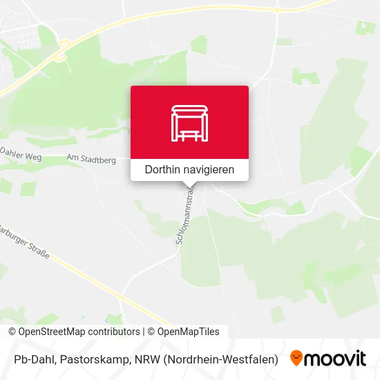 Pb-Dahl, Pastorskamp Karte