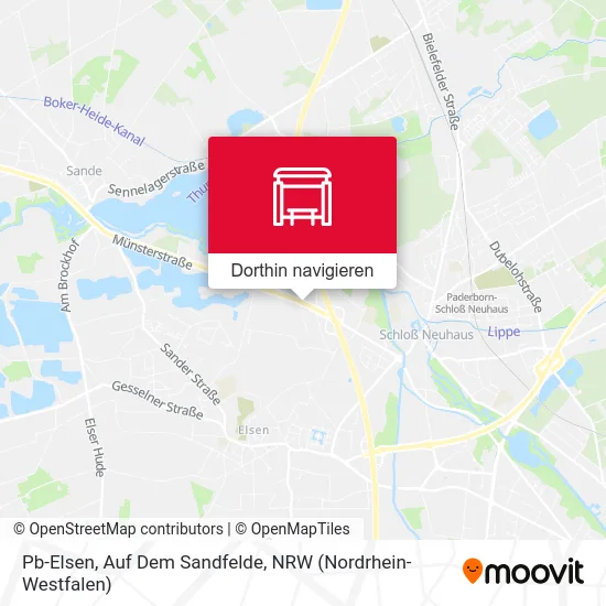 Pb-Elsen, Auf Dem Sandfelde Karte