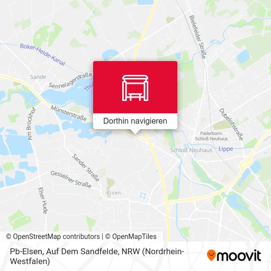 Pb-Elsen, Auf Dem Sandfelde Karte