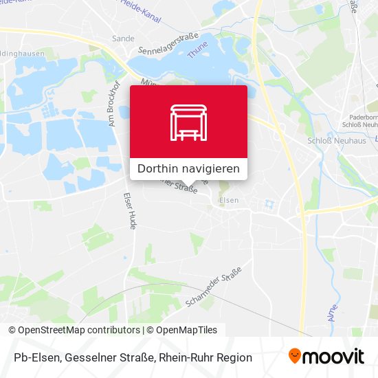 Pb-Elsen, Gesselner Straße Karte