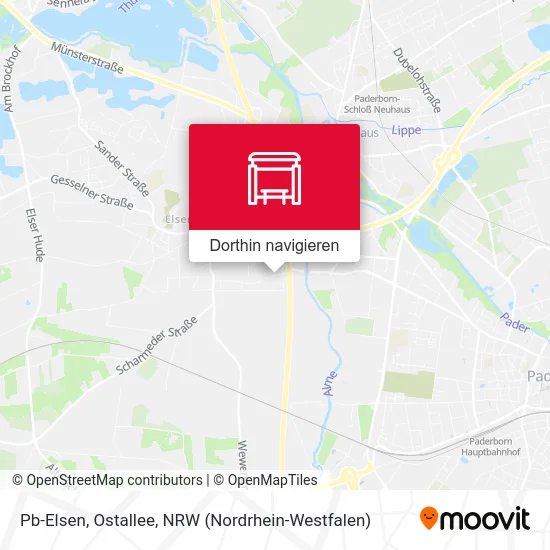 Pb-Elsen, Ostallee Karte