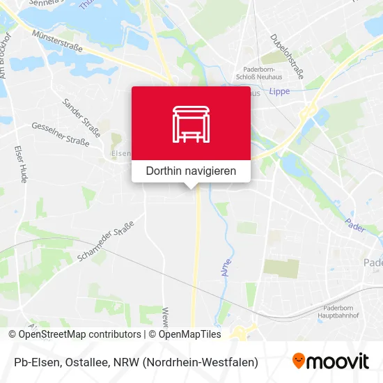 Pb-Elsen, Ostallee Karte