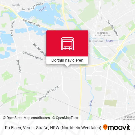 Pb-Elsen, Verner Straße Karte