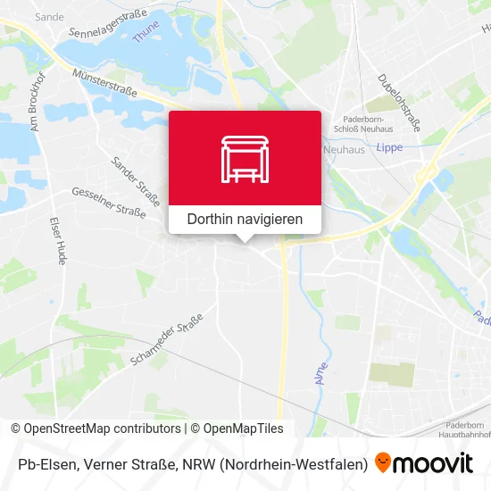 Pb-Elsen, Verner Straße Karte