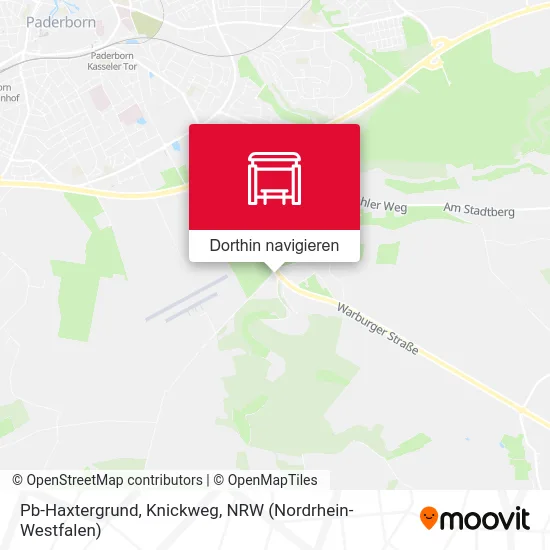 Pb-Haxtergrund, Knickweg Karte