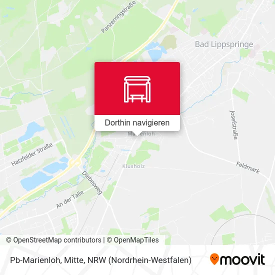 Pb-Marienloh, Mitte Karte