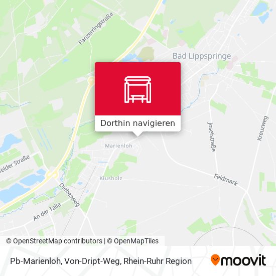 Pb-Marienloh, Von-Dript-Weg Karte