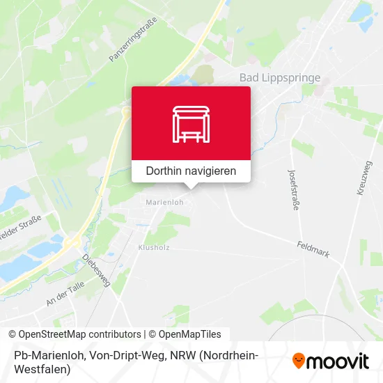 Pb-Marienloh, Von-Dript-Weg Karte