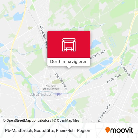 Pb-Mastbruch, Gaststätte Karte