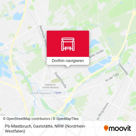 Pb-Mastbruch, Gaststätte Karte