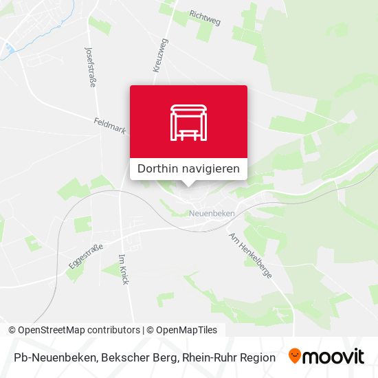 Pb-Neuenbeken, Bekscher Berg Karte