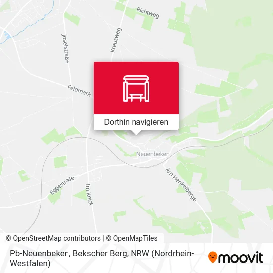 Pb-Neuenbeken, Bekscher Berg Karte