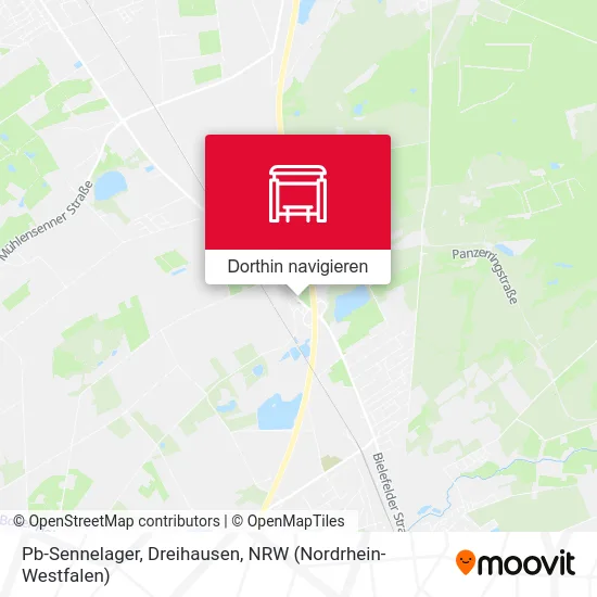 Pb-Sennelager, Dreihausen Karte