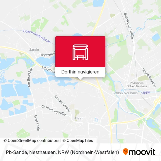 Pb-Sande, Nesthausen Karte