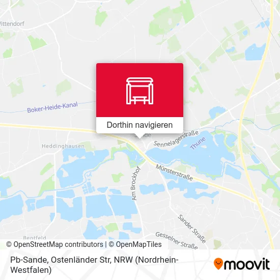 Pb-Sande, Ostenländer Str Karte