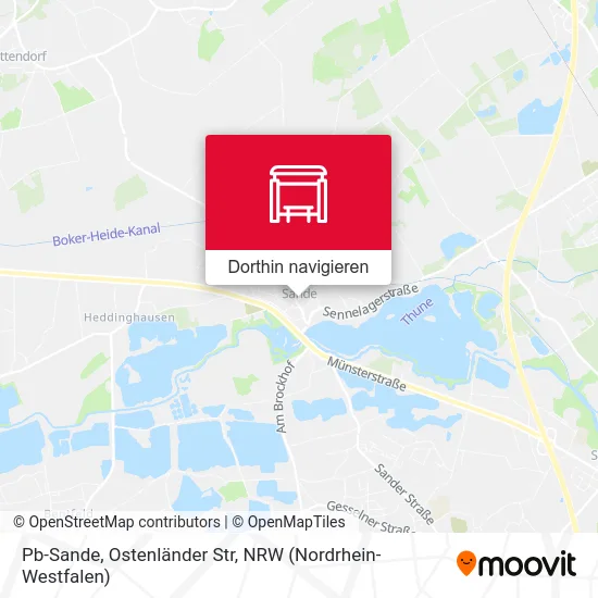 Pb-Sande, Ostenländer Str Karte