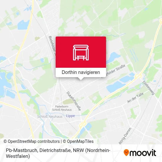 Pb-Mastbruch, Dietrichstraße Karte