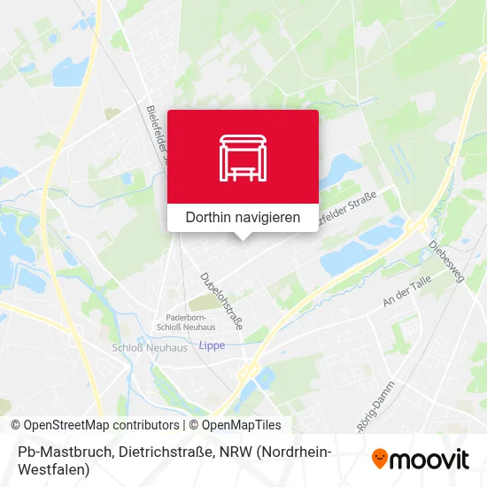 Pb-Mastbruch, Dietrichstraße Karte