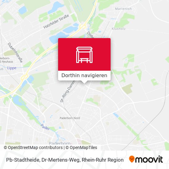 Pb-Stadtheide, Dr-Mertens-Weg Karte