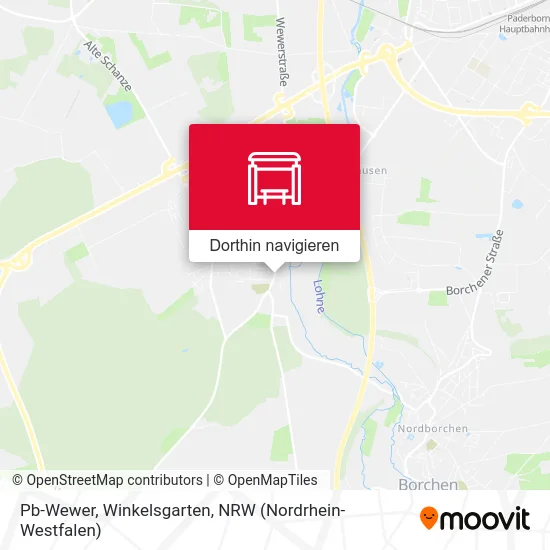 Pb-Wewer, Winkelsgarten Karte